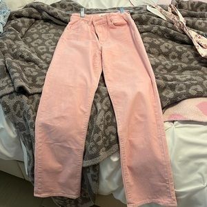 NWOT free people  Pink corduroy pants